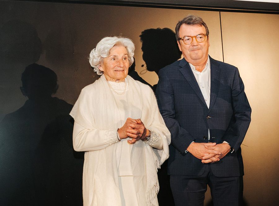 Hedi und Willi Klinger bei der Auszeichnung für ihr Lebenswerk