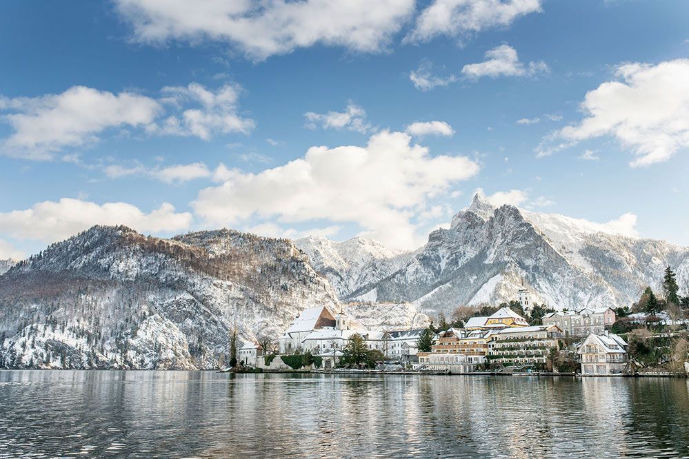 Traumhafte Winter-Stimmung am Traunsee