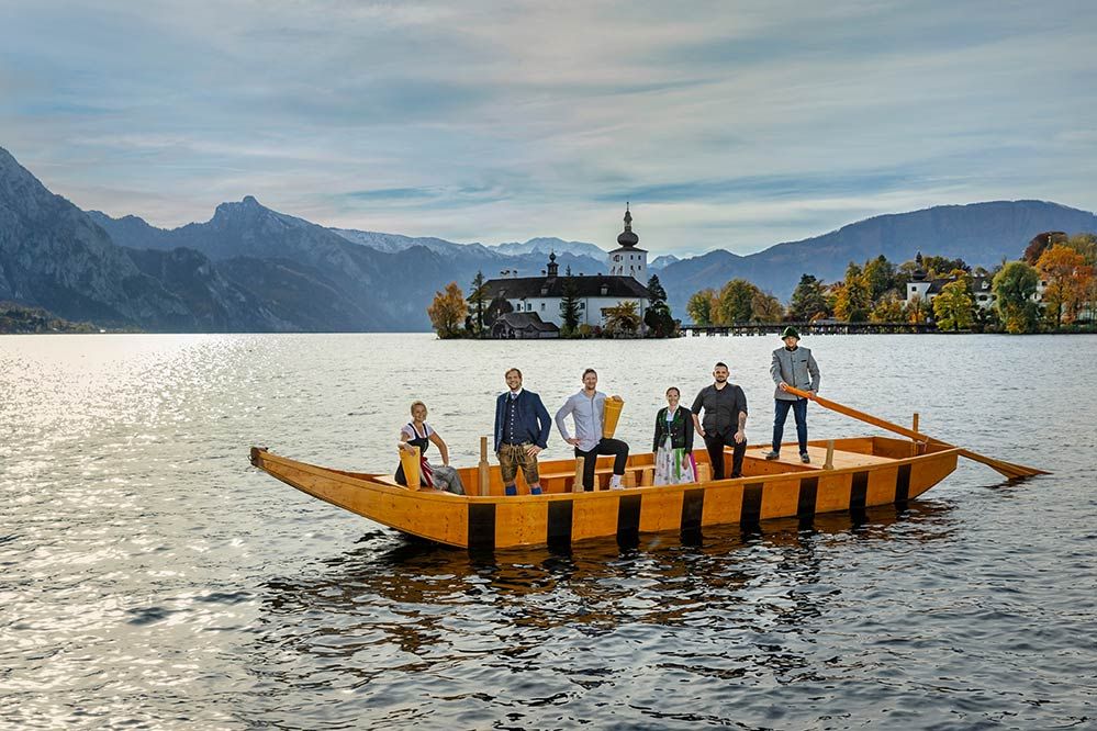 Die Organisator*innen am Traunsee