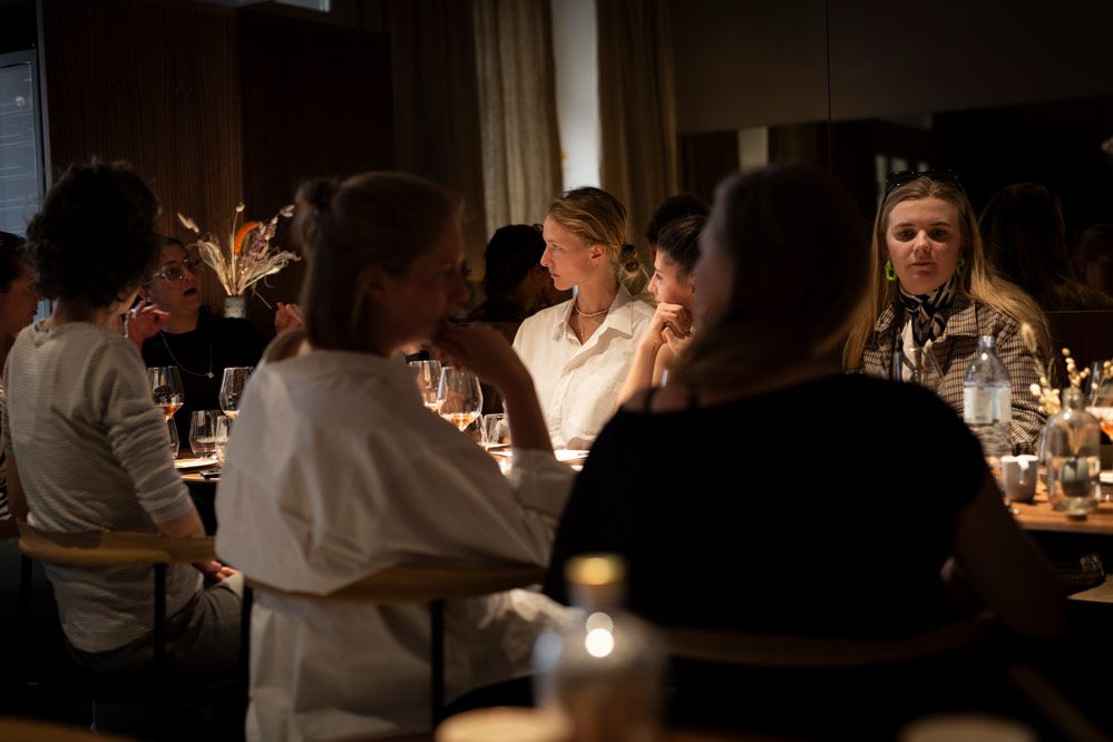 Austausch von Frauen mit unterschiedlichen gastronomischen HIntergründen