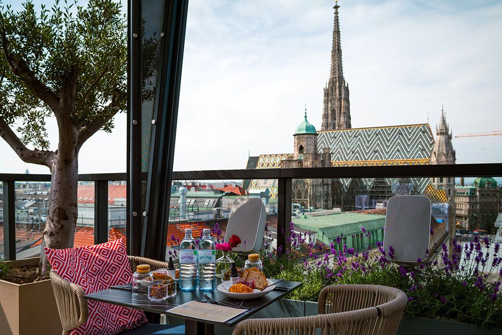 Lamée Rooftop und unser Steffl