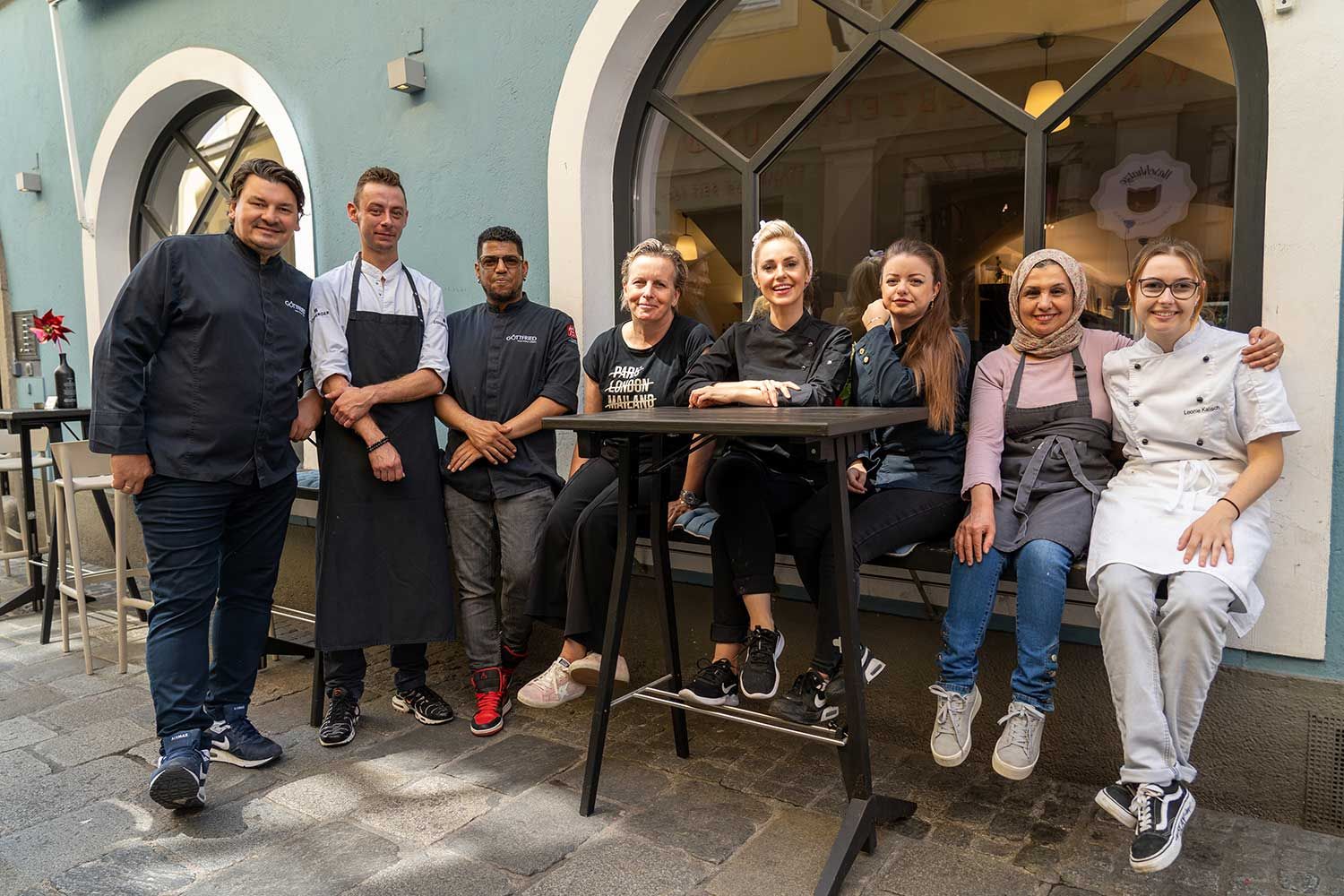 Christian Göttfried (ganz links) und sein Team