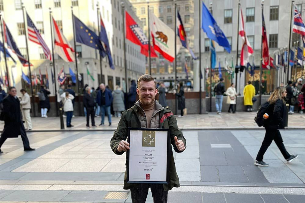 Award für die "Best Austrian Winelist"