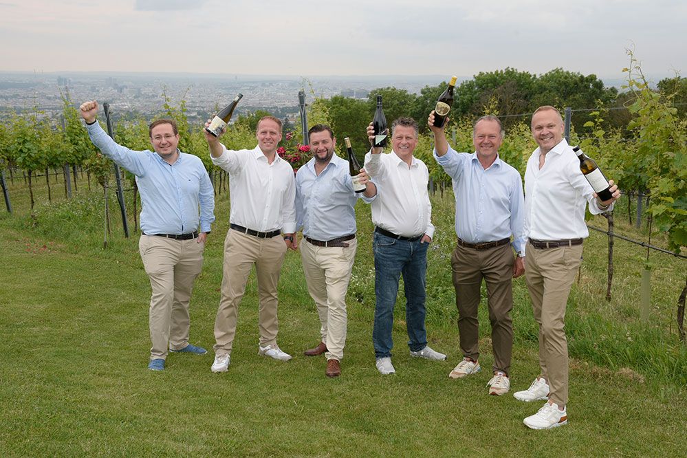 Bernhard Palmetzhofer, Michael Edlmoser, Thomas Huber, Thomas Podsednik, Fritz Wieninger und Rainer Christ