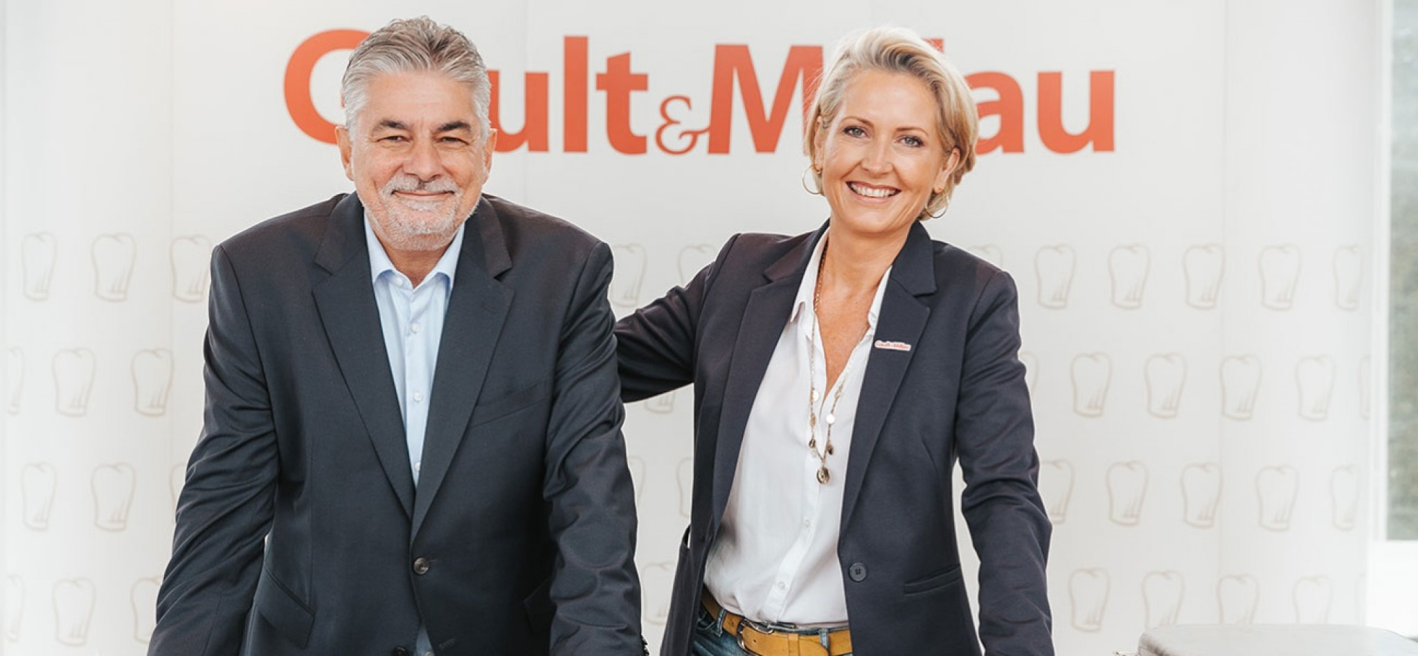 Martina Hohenlohe mit Reinhard Hanusch von Küchen-Partner Lohberger