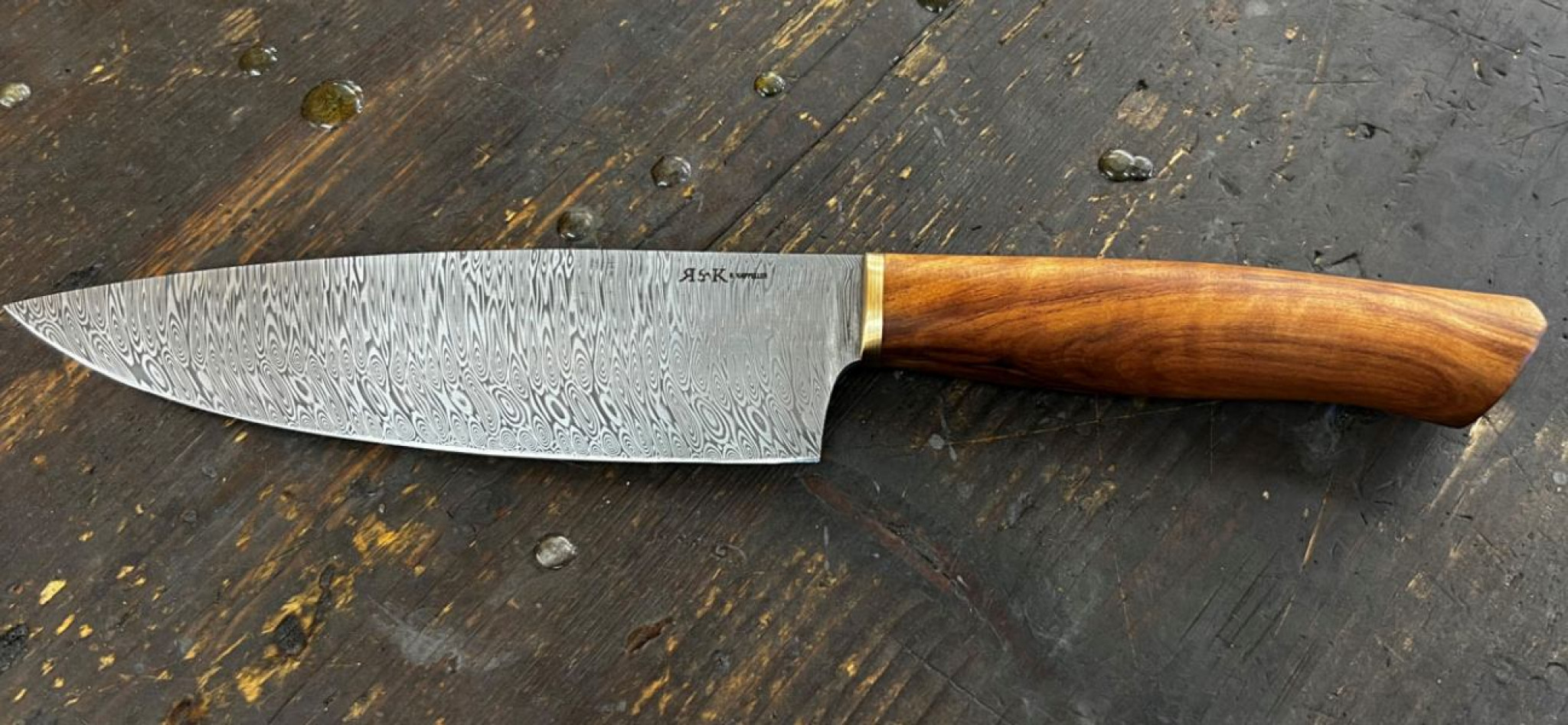 Das handgeschmiedete Messer für Max Natmessnig / Foto beigestellt