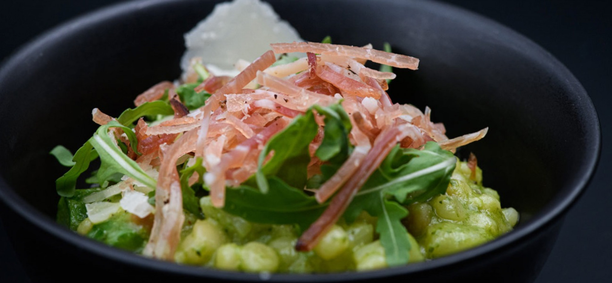 Fregola Sarda mit Schinkenspeck