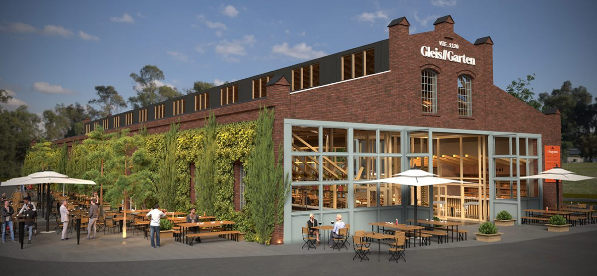 Gleis//Garten Wien bekommt eine Foodhall News 2025 Gault&Millau